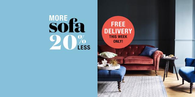 20% off PLUS free delivery - This week only.