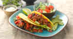 quorn and bean mince taco