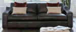 pembroke black leather sofa