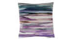 purple and teal cushion