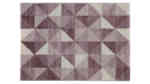 geometric purple rug