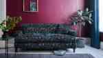 cartwright floral velvet sofa
