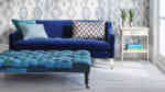 Morse blue sofa House & Garden Collection