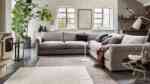 Large Fern corner sofa with its big cushions and sits in a family room hold as one unit